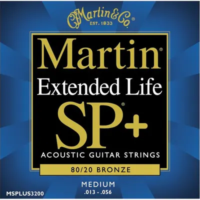 마틴기타줄 Martin 통기타줄 익스텐디드 라이프 미디엄 [MSPLUS3200] (013-056)